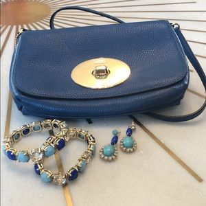 Coach Cobalt Blue Leather Crossbody